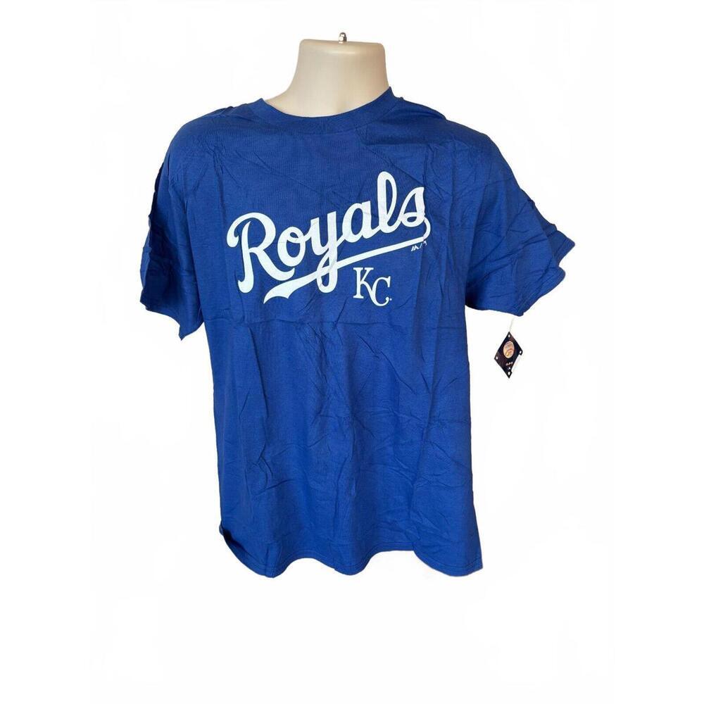 MAJESTIC KANSAS CITY ROYALS  MENS LARGE   T SHIRT  NEW WITH‎ TAGS